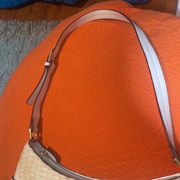 VINTAGE EITENNE AIGNER STRAW LEATHER SHOULDER BAG - Picture 12 of 16